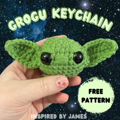 Free Grogu Keychain Pattern